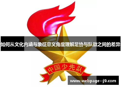 如何从文化内涵与象征意义角度理解足协与队徽之间的差异