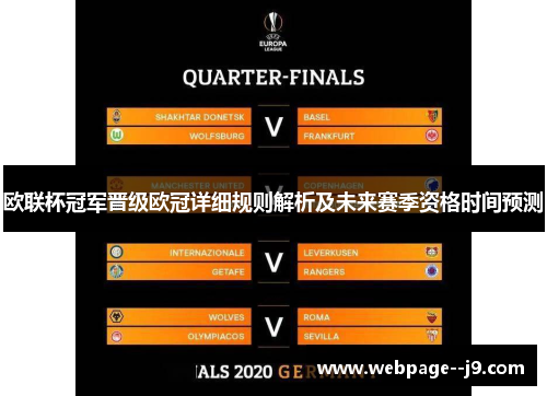 欧联杯冠军晋级欧冠详细规则解析及未来赛季资格时间预测