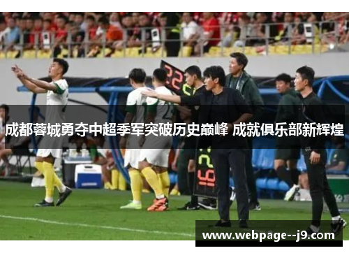 成都蓉城勇夺中超季军突破历史巅峰 成就俱乐部新辉煌 成都蓉城勇夺中超季军突破历史巅峰 成就俱乐部新辉煌